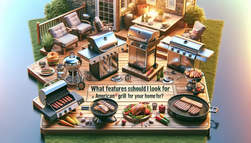 What features should I look for when choosing an American grill for my home?
